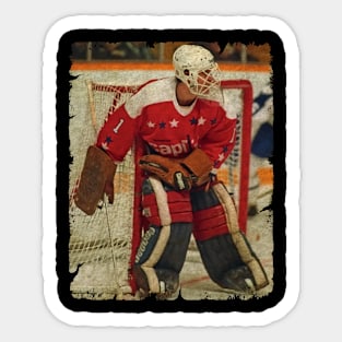 Pete Peeters, 1988 in Washington Capitals (7 Shutouts) Sticker